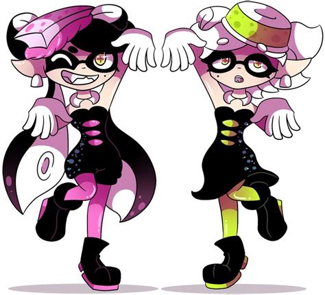 splatoons callie  marie  lbpheromonster splatoon squid sisters splat tim video game