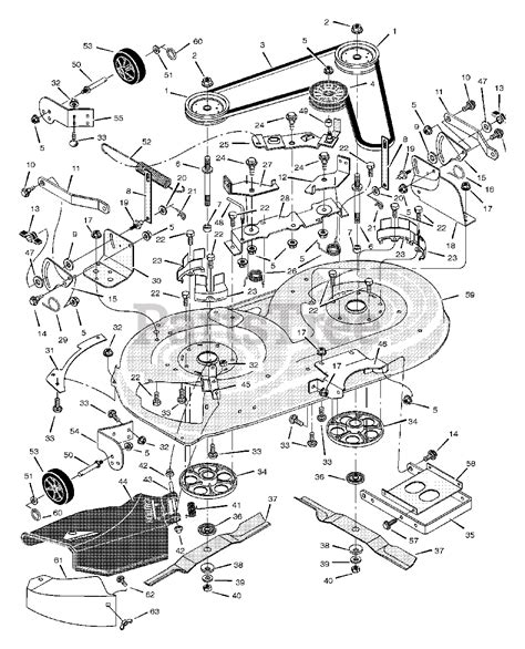 scotts  mower deck parts diagram
