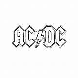 Coloring Acdc Dc Pages Logo Ac Shoes Clipart Library Finest Selection Web Popular Clip sketch template