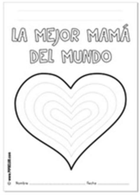 la mejor mama del mundo mothers day card coloring page spanish