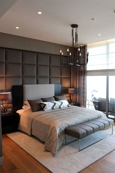 modern contemporary masculine bedroom designs