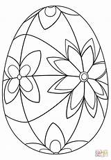 Easter Egg Coloring Supercoloring sketch template