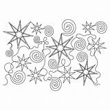 Starry Swirly Pano Sweetdreamsquiltstudio sketch template