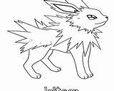 Coloring Flareon Pokemon Pages Vaporeon Getcolorings Jolteon Pag Getdrawings Colorings sketch template