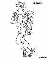 Mercurius Mercurio Coloriage Mercure Hermes Mythologie Merkur Malvorlage Handel Romeinse Kleurplaat Kleurplaten Romeinen Reizigers Winst Griekse Minotaure Grieken Dieu Hugolescargot sketch template