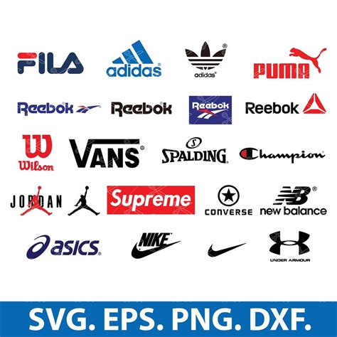 huge brand sport logos svg bundle nike svg adidas svg
