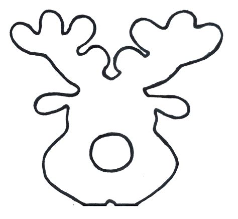 reindeer face silhouette images pictures becuo xmas crafts