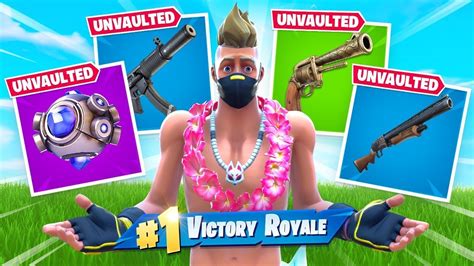 fortnite unvaulted  youtube