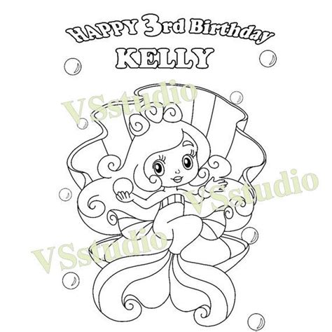 mermaid coloring pages mermaid birthday party coloring pages etsy