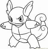 Wartortle Pokémon Coloringpages101 sketch template