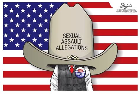 ignoring sexual harassment political cartoons orange