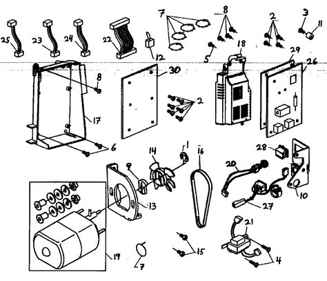 pcb assy diagram parts list  model singer parts sewing  xxx hot girl