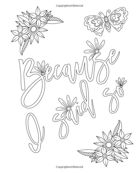 pin  coloring pages words  quotes