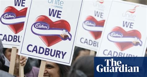 Cadbury Workers Protest Outside Parliament Business The Guardian
