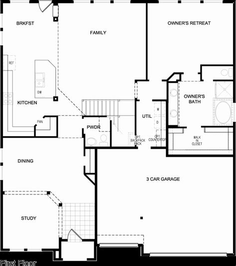 st floor  david weekley homes expedition floor plan