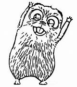 Grizzy Lemmings Lemming Coloring Pages sketch template