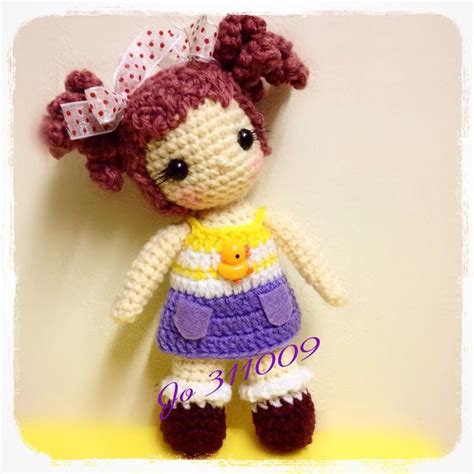 lovely crocheted dolls images  pinterest amigurumi doll
