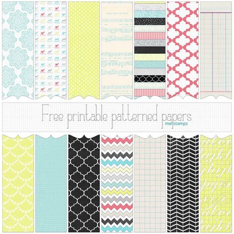 set  preview patterned paper  printables  christmas