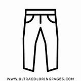 Trouser Coloring sketch template