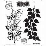 Dylusions Branching Stamps Impressions Vienna Dyan Reaveley sketch template