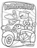 Coloring Vegetables League Incredible Larry Pages Boy sketch template