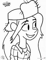 Gravity Falls Wendy Coloring Pages Cute Bill Print Printable Color Template Bettercoloring sketch template