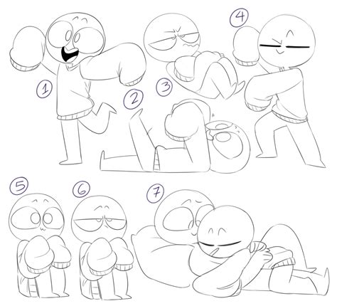 how to draw cartoon characters with different expressions and gestures