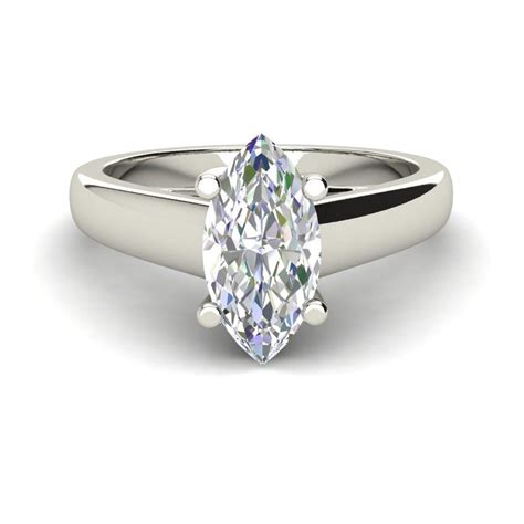 carat  clarity  color marquise cut diamond engagement ring