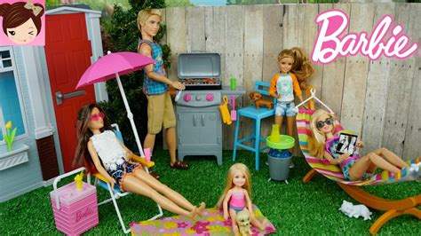 Barbie Throws A Bbq Party And Ken Gets A Bad Sunburn New Barbie Doll