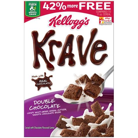 Kellogg S Krave Double Chocolate Cereal 15 6 Oz Instacart