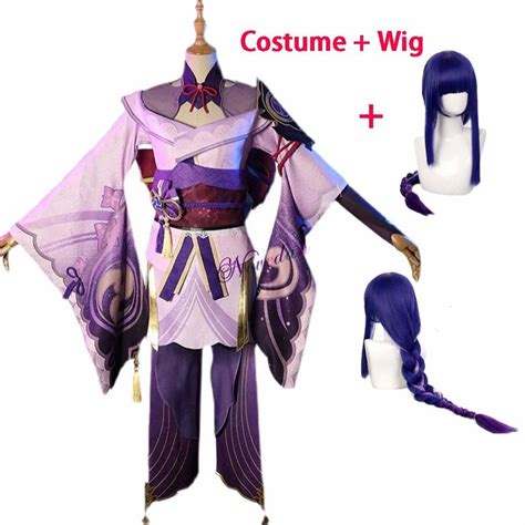 popxstar 2022 game genshin impact raiden shogun baal cosplay costume