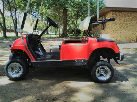 yamaha   newly installed rhox lift kit   golf cart  higher   fr