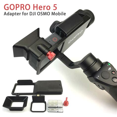 gopro hero  accessories adapter switch mount plate  dji osmo mobile gimbal camera dji osmo
