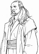 Wars Star Coloring Pages Gon Qui Jedi Jinn Master Book Pages2color Luke Printable Coloriage Info Starwars Do Cookie Copyright sketch template