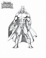 Panther Coloring Marvel Pages Drawing Kids Printable Sketch Color Print Movie Animal Comics Avengers Lovely Bestcoloringpagesforkids Getdrawings Adult Superhero Choose sketch template