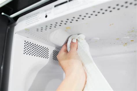 microwave cleaning hack   scrub method   clean microwave