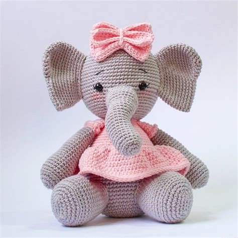 printable elephant crochet patterns