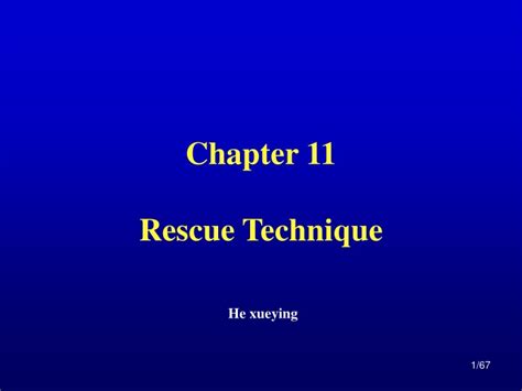ppt chapter 11 rescue technique powerpoint presentation
