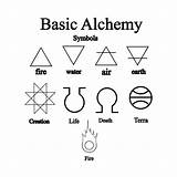 Alchemy Symbols Alchemical Diagrams Emblems Occult Memory Arts sketch template