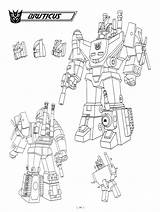 Bruticus Transformers Thuddleston sketch template