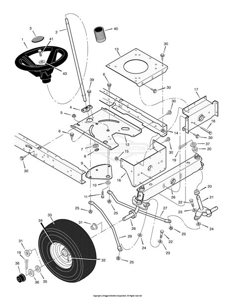 murray xb lawn tractor  parts diagram  steering