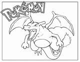 Coloring Pokemon Charizard Sheets Sheet Pages Color Printable Getdrawings Characters sketch template