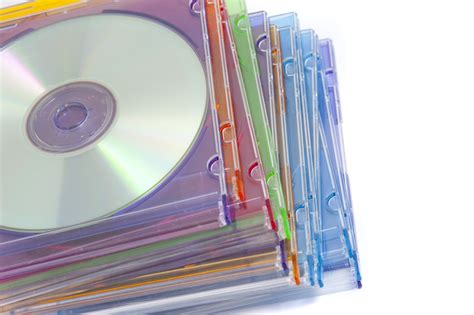 image  close  piled  colored cd cases freebiephotography