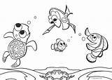 Nemo Coloring Pages Dory Cool2bkids sketch template