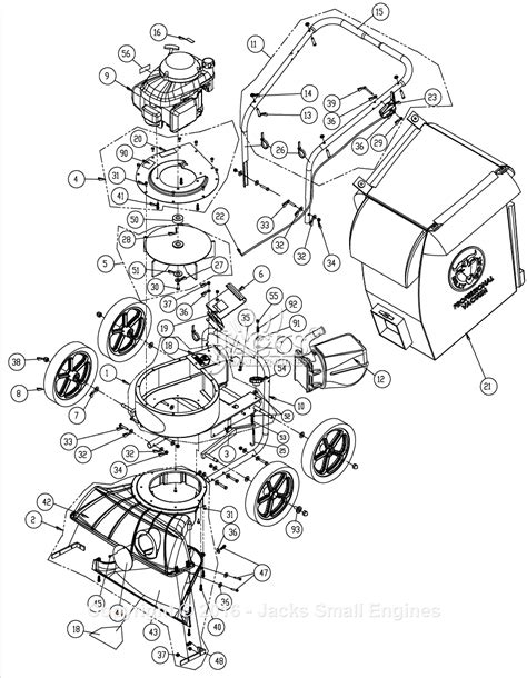 billy goat kvfb parts diagram  full assembly