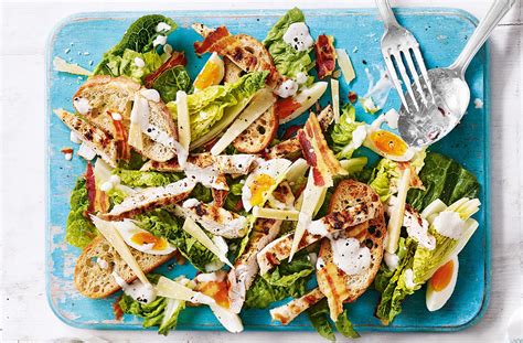 Lighter Chicken Caesar Salad Caesar Salad Recipe Tesco Real Food
