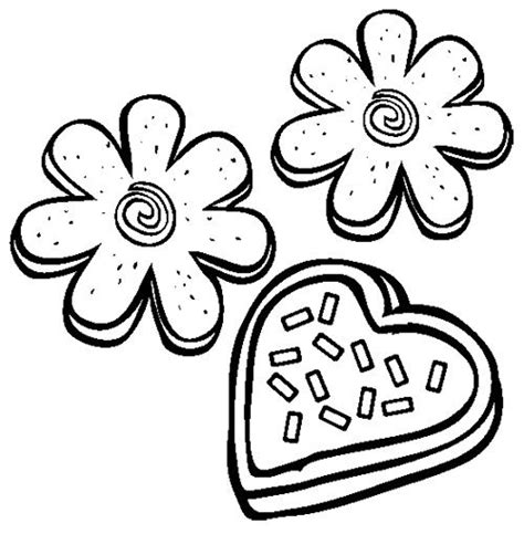 sugar cookies coloring page childrens coloring pages pinterest