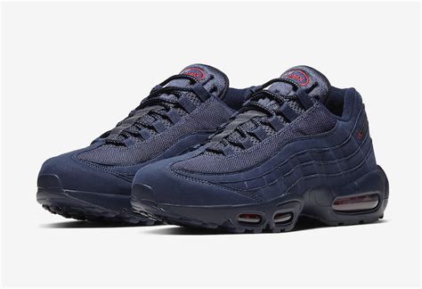 Coming Soon Nike Air Max 95 Navy Red •