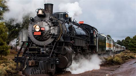 chasing  grand canyon railway steam engine  youtube