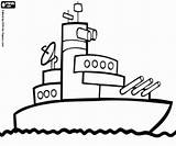 Warship Buque Barcos Destroyer Barco Embarcaciones Pintar Vaartuigen Colorare Destructor Oorlogsschip Boten Watercrafts Cruiseschip Vapor Oncoloring sketch template